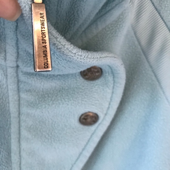 Columbia Women's Full Zip Hoodies, Turquoise, Size S-M - Picture 3 of 6
